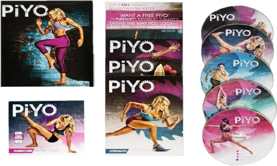 Piyo Fitness Deluxe Kit - Sculpt, Strengthen & Burn Calories with 5 DVDs
