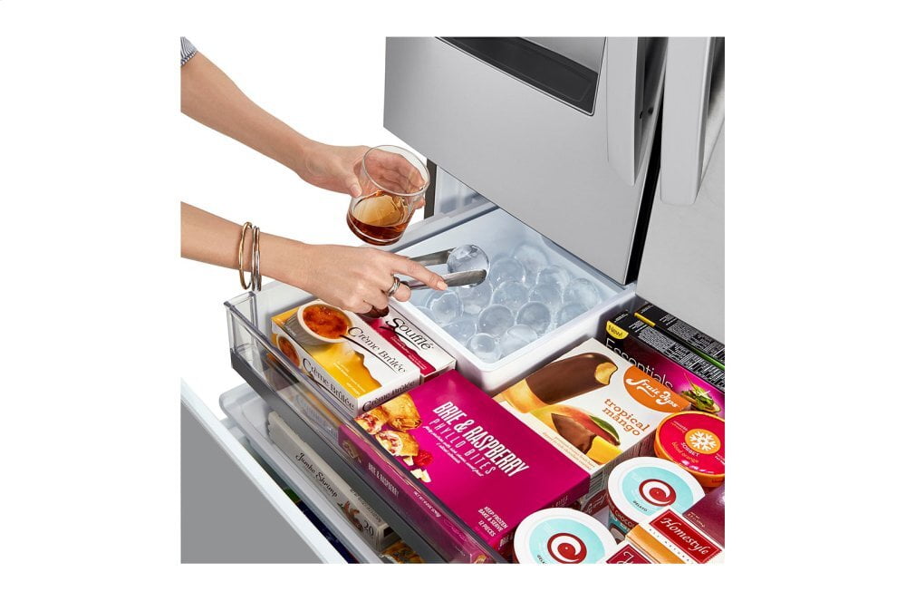 LG LRFDS3016S 30 Cu. Ft. Smart Wi-Fi Door-In-Door® Refrigerator with Craft Ice™ Maker