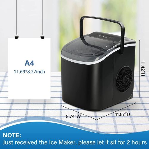 Portable Compact Ice Maker Machine for Home, Office, and Parties