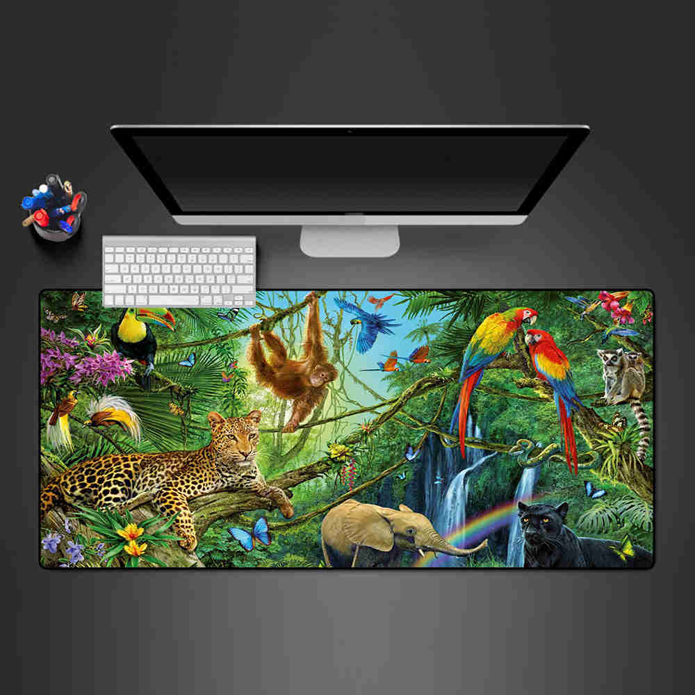 Jungle Adventure XXL Gaming Mouse Pad