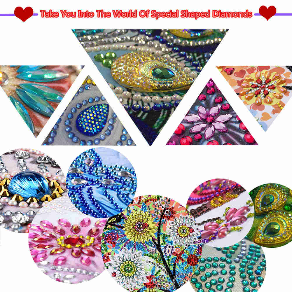 Stylish Acrylic Butterfly and Dragonfly Diamond Painting Pendant