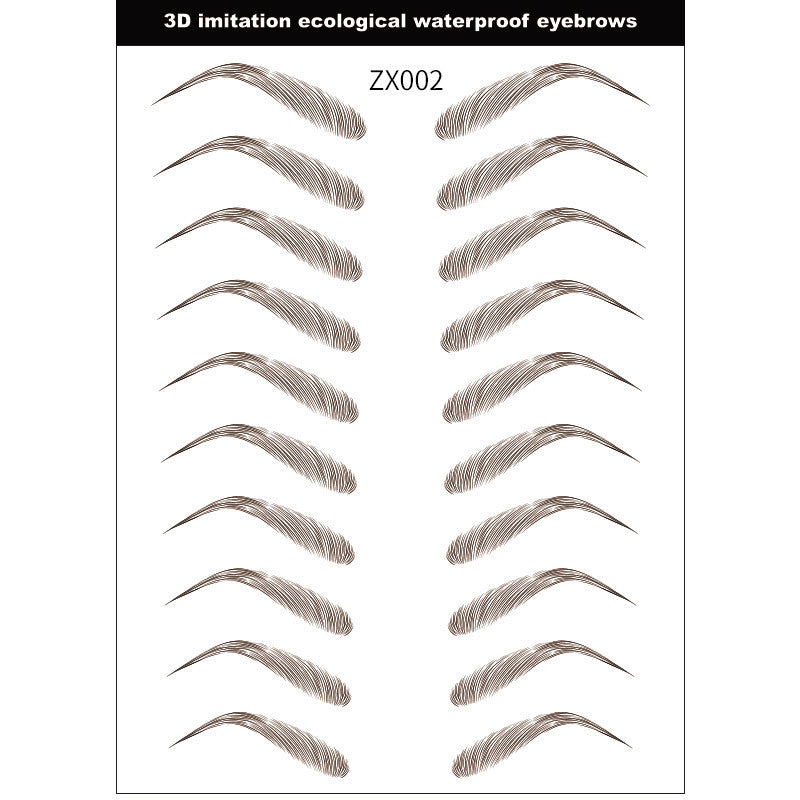 4D Imitation Eyebrow Tattoos - Natural Look, Easy Application