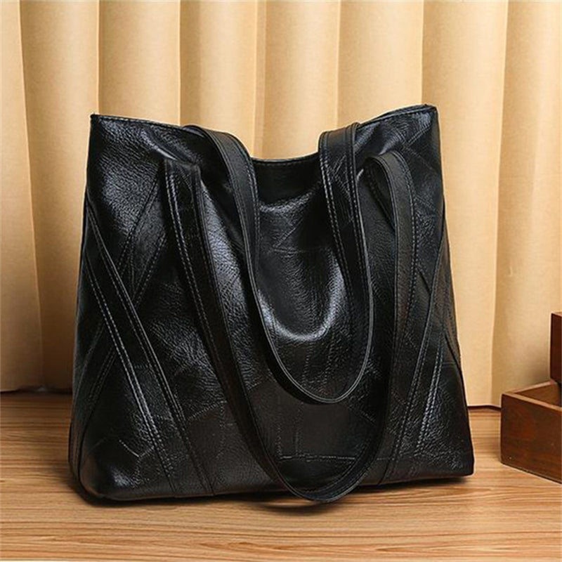 Stylish Vintage Large Capacity PU Leather Handbag