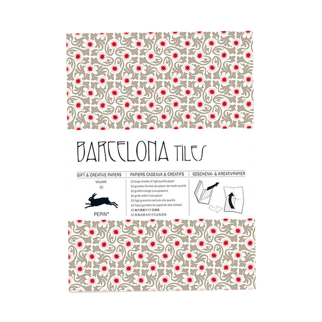 Barcelona Tiles Gift & Creative Paper Book