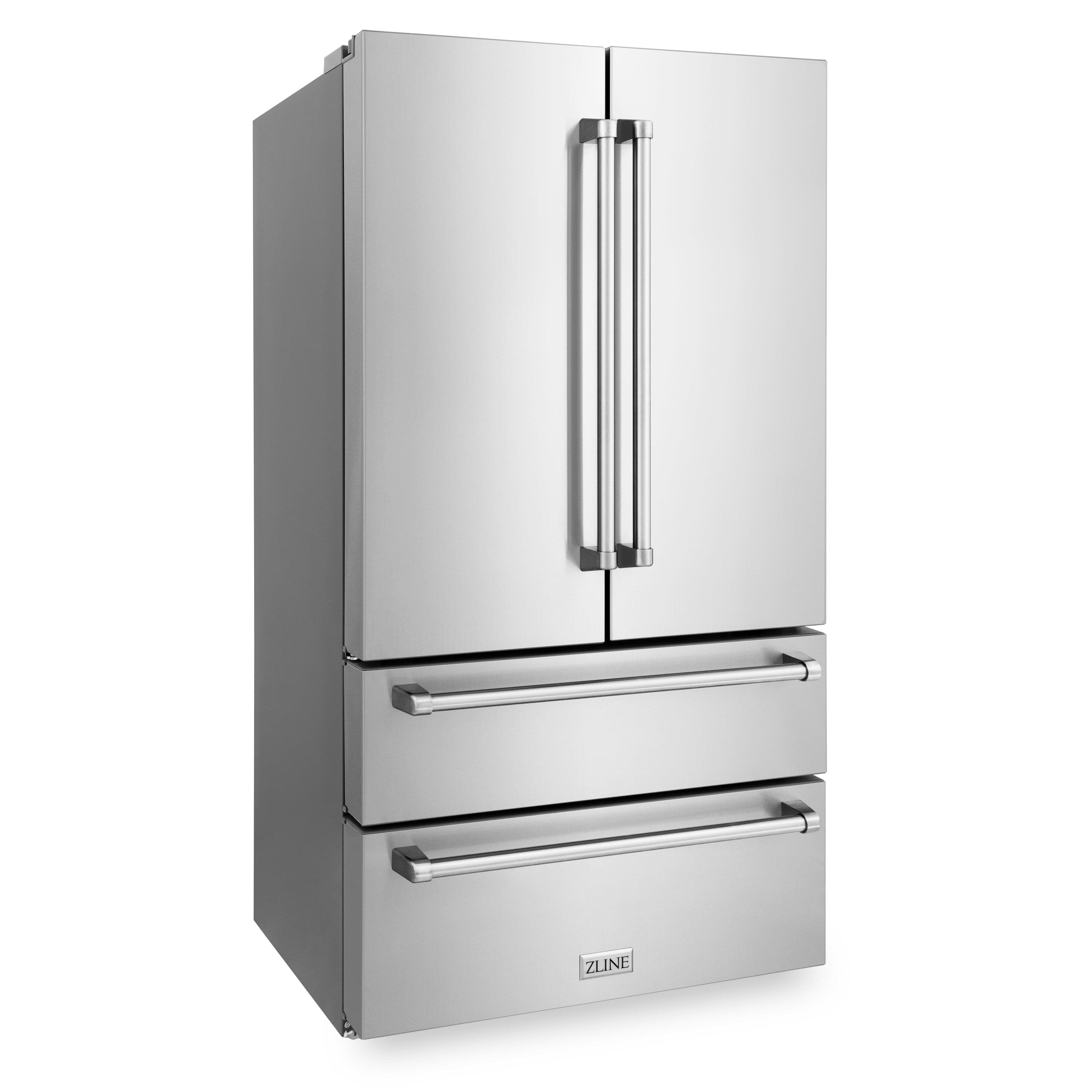 ZLINE 36-Inch French Door Refrigerator with Ice Maker, 22.5 Cu. Ft., Stainless Steel