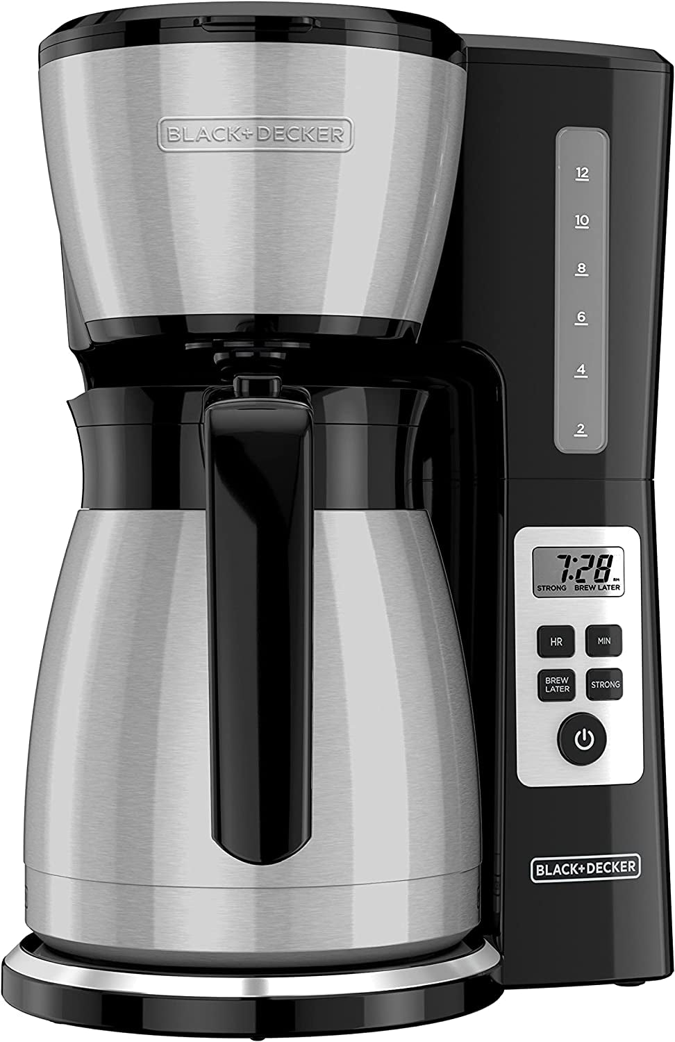12 Cup Vortex Technology Coffee Maker with Thermal Carafe