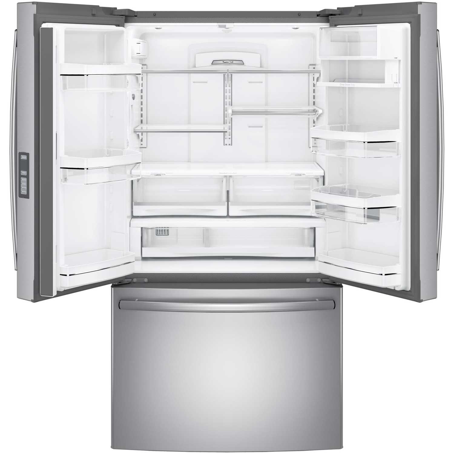 GE Profile 36-inch Counter-Depth French Door Refrigerator with TwinChill™ and Interior Ice Maker