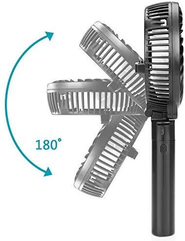 OPOLAR 10400mAh Rechargeable Fan, Portable and Foldable with Long Battery Life