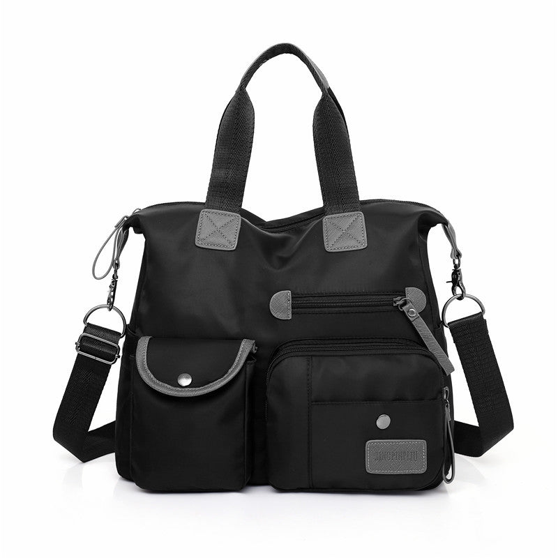 Stylish Nylon Multi-Pocket Tote Bag for Women