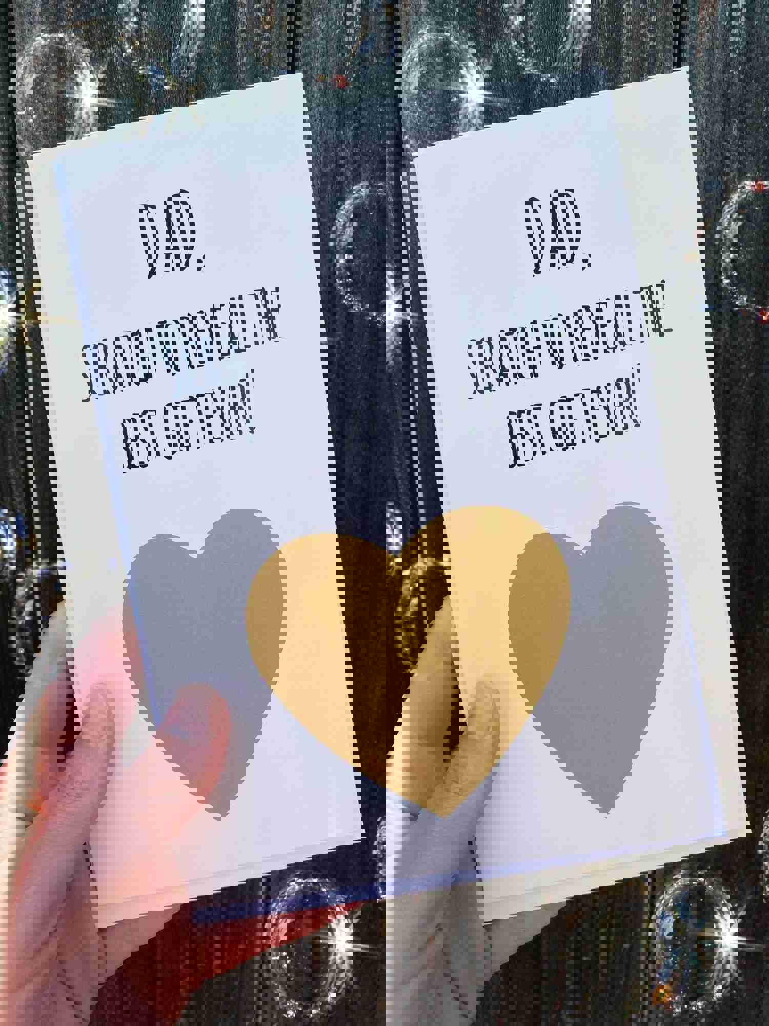 Personalized Scratch Off Dad Card - The Ultimate Gift