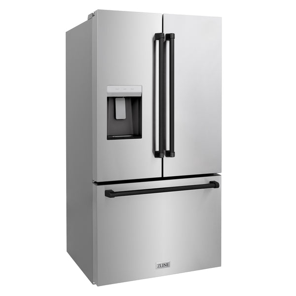 ZLINE Autograph Edition 36" French Door Refrigerator with External Water Dispenser and Dual Ice Maker