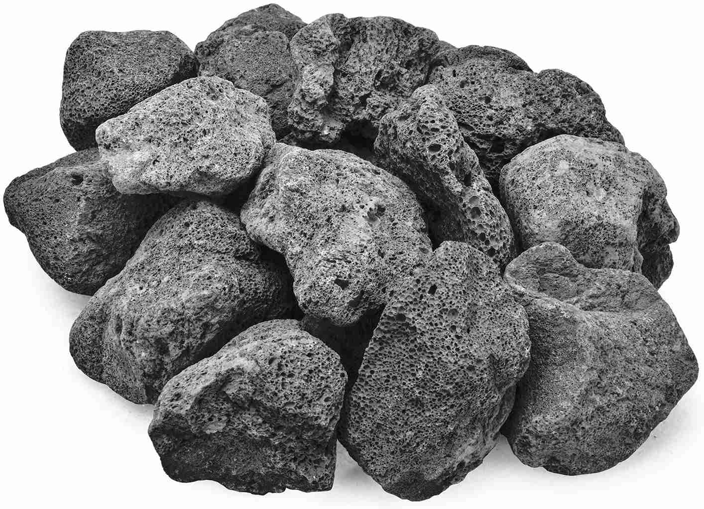 Skyflame 10LB Natural Lava Rocks - Ideal for Fire Pits, Tables, Fireplaces, and Landscaping