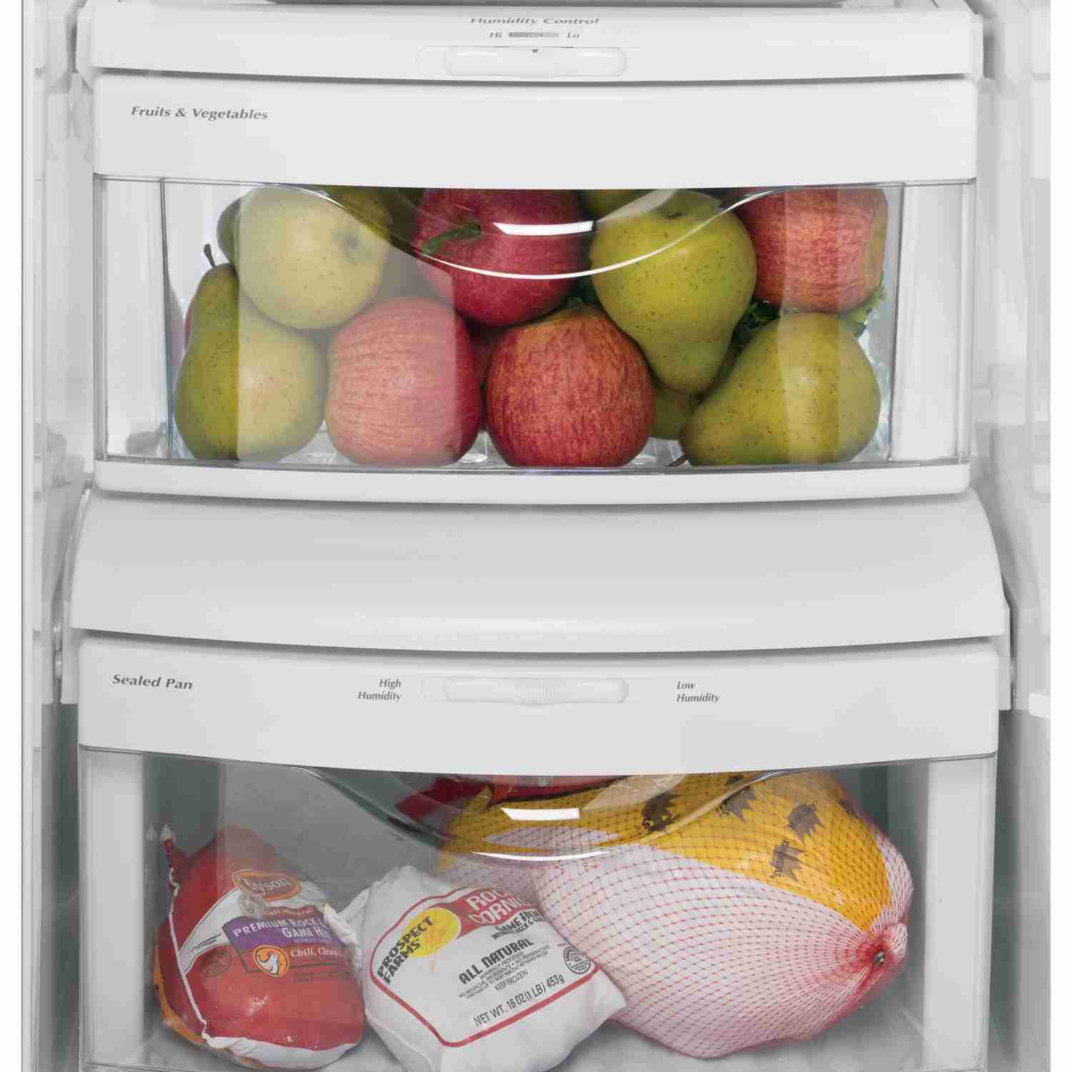 GE 23.2 cu. ft. Side-by-Side Refrigerator with External Ice and Water Dispenser