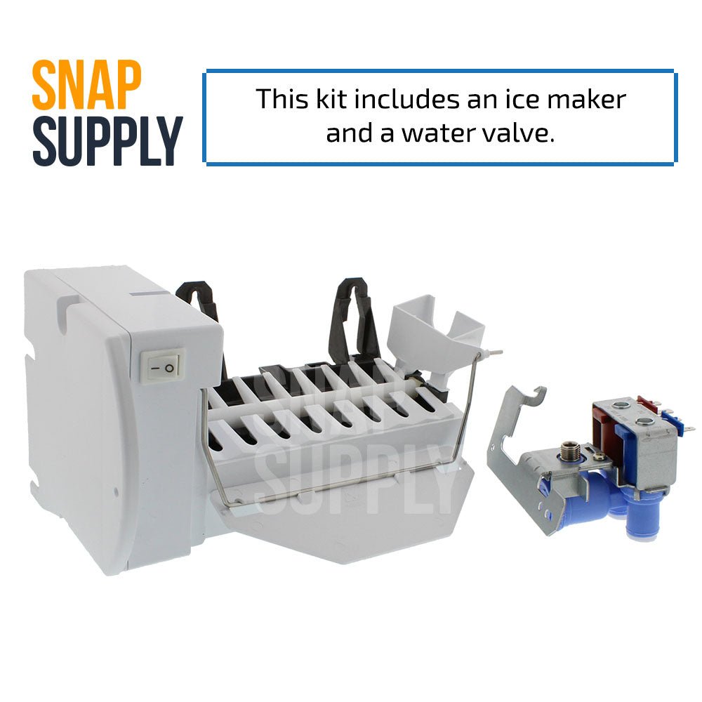 GE Ice Maker & Water Valve Kit - WR30X10093 & WR57X10051
