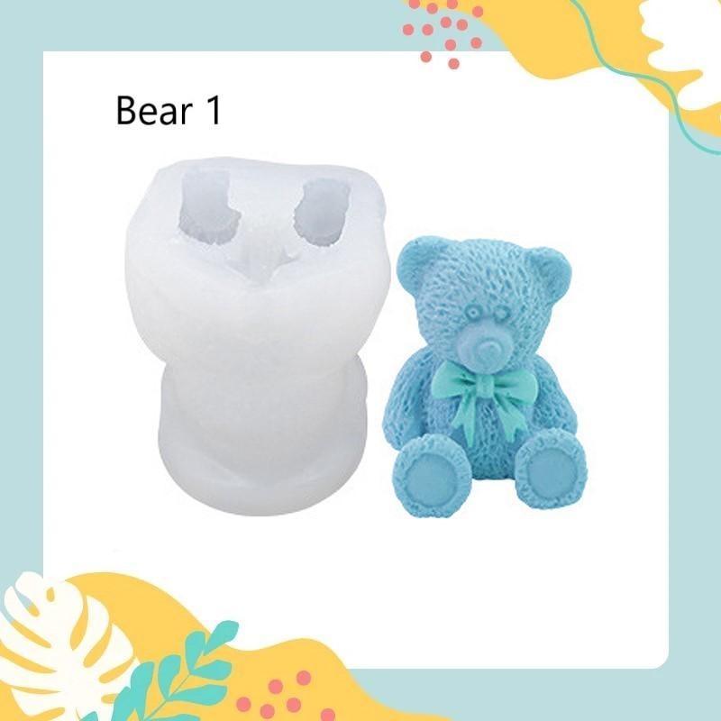 Bear Shaped Silicone Ice Cube Tray
