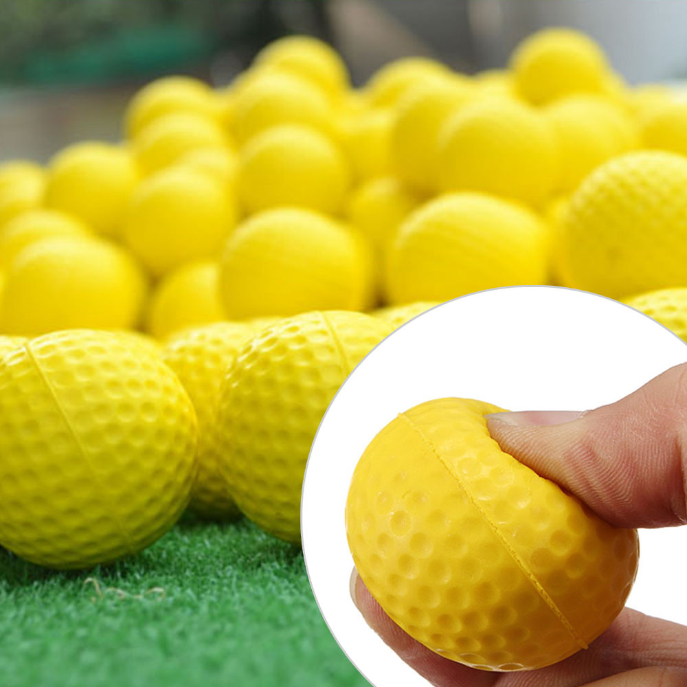 Premium A99 Golf Practice PU Balls - Yellow Training Balls for All Skill Levels