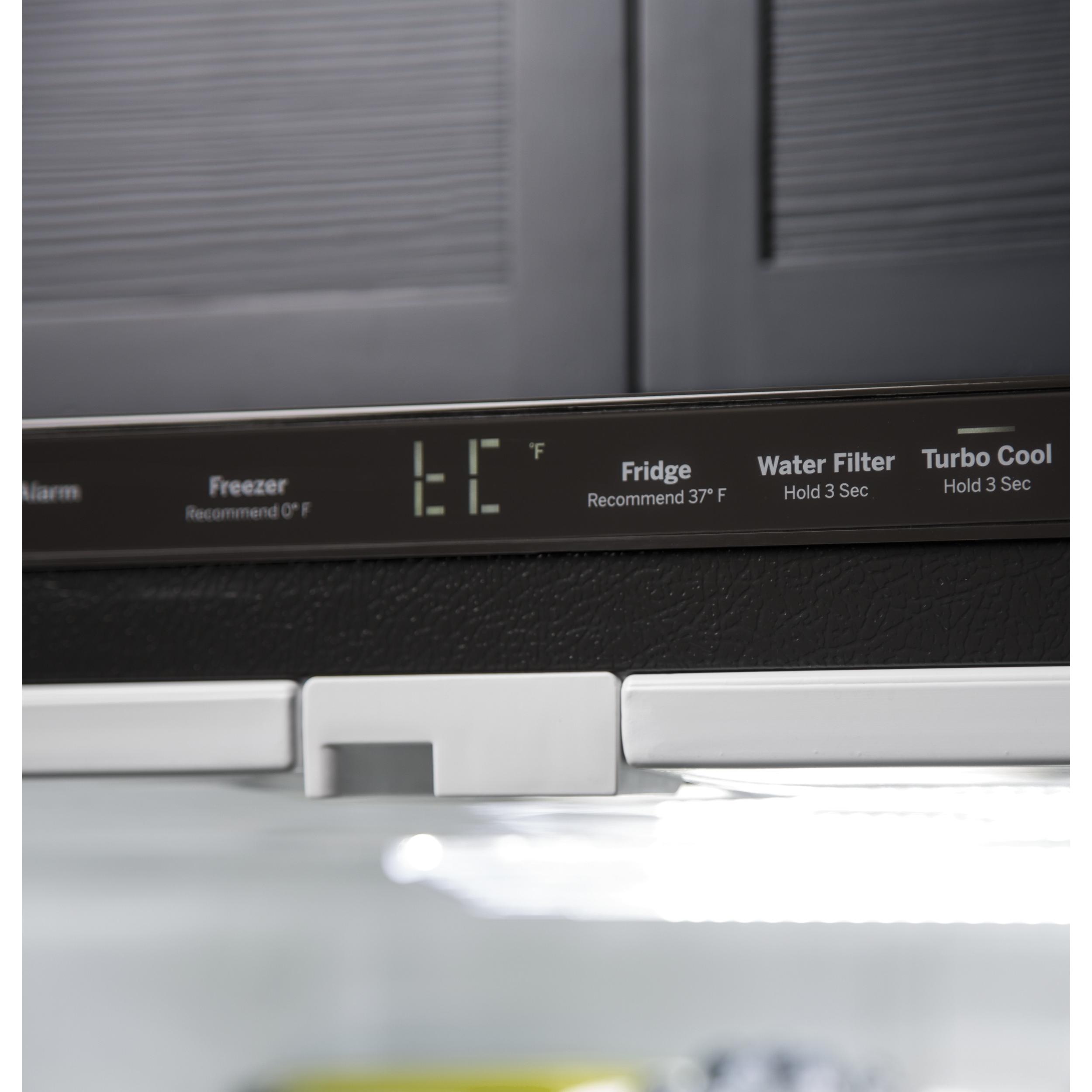 GE 30-inch Bottom Freezer Refrigerator with Interior Ice Maker