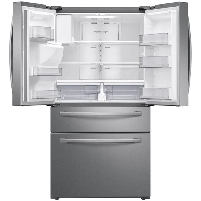 Samsung 28-cu ft 4-Door Smart French Door Refrigerator with Ice Maker - Open Box