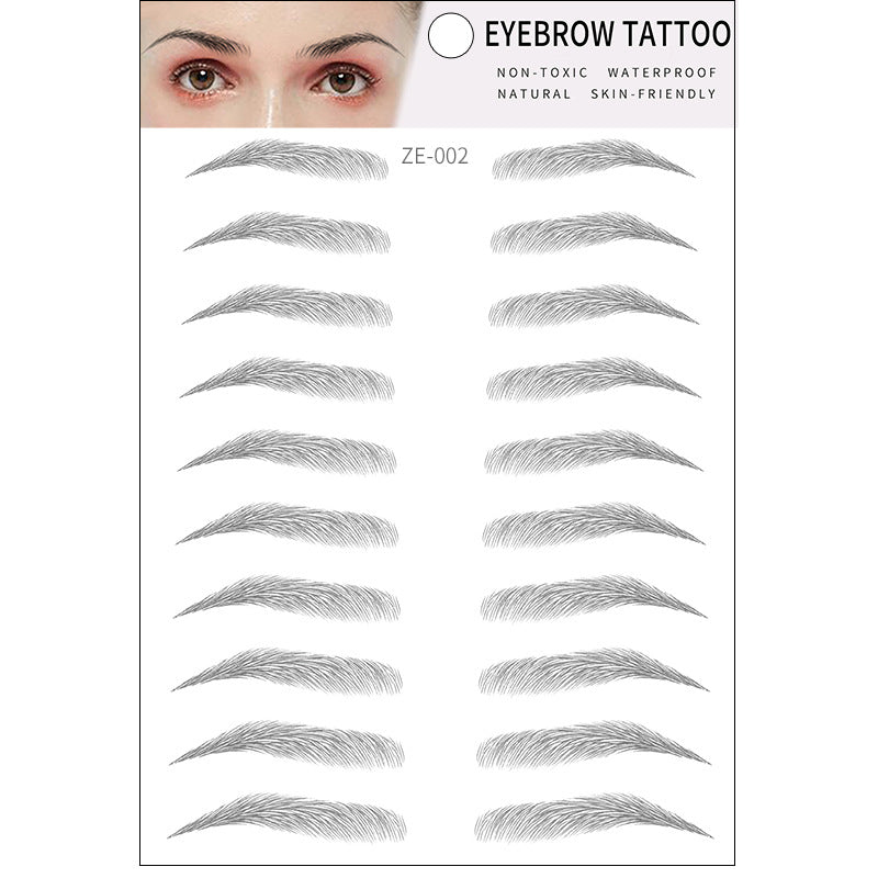 4D Imitation Eyebrow Tattoos - Natural Look, Easy Application
