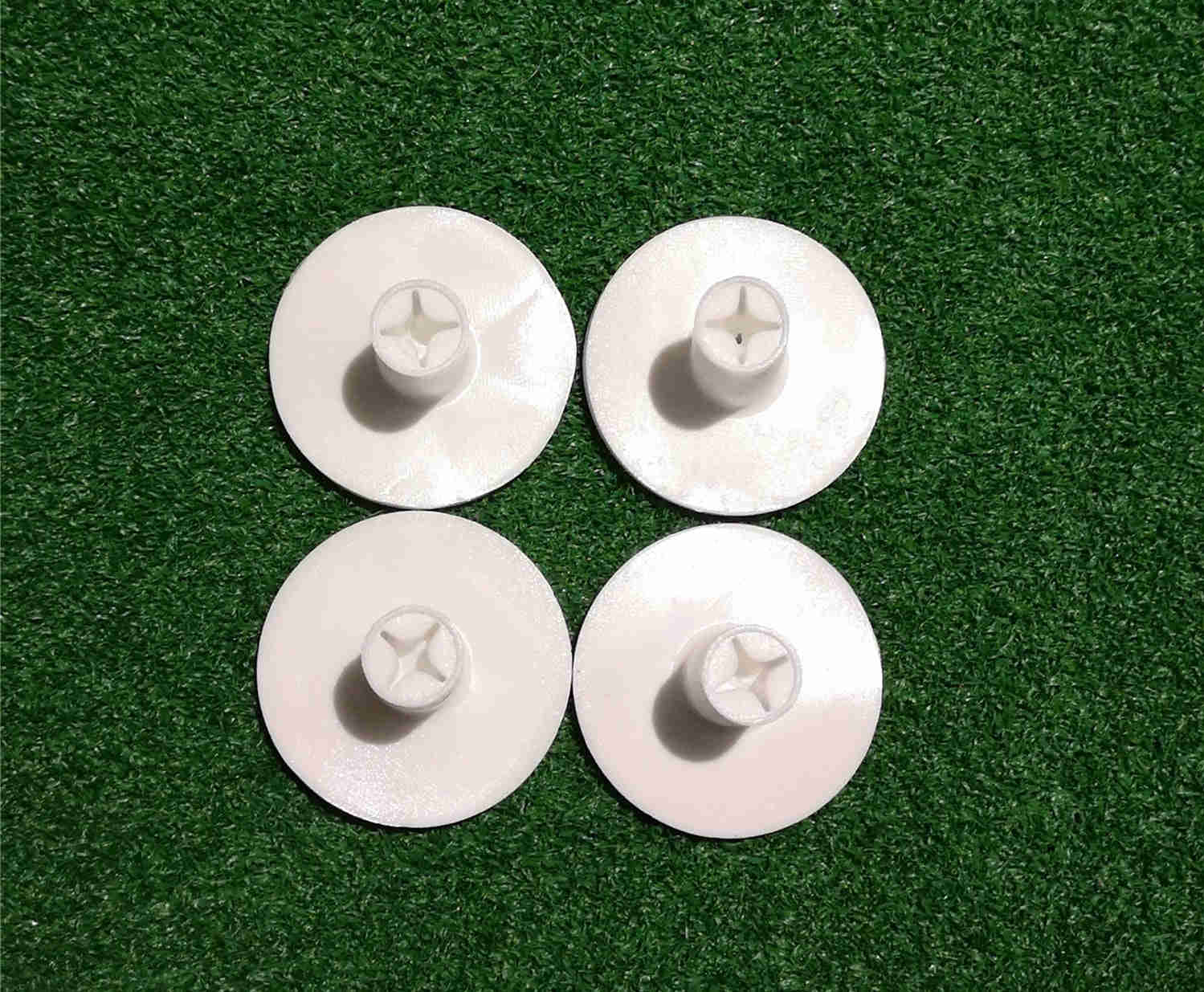 A99 Golf WRT-05 Rubber Tees - 4Pcs 4cm/1.5" for Indoor & Outdoor Practice