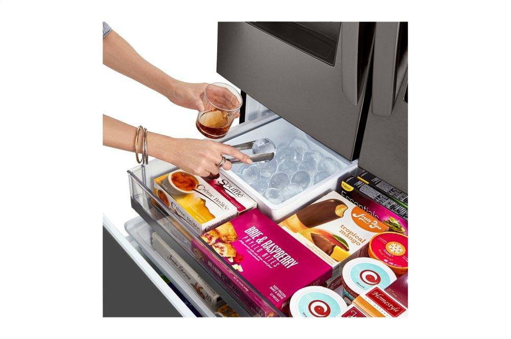 LG LRFVC2406D 24 Cu. Ft. Smart Wi-Fi Enabled Instaview Door-In-Door Counter-Depth Refrigerator