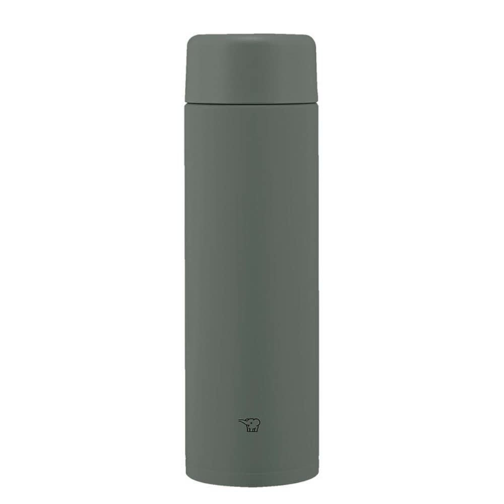 Zojirushi 600ml Stainless Steel Water Bottle, Forest Gray