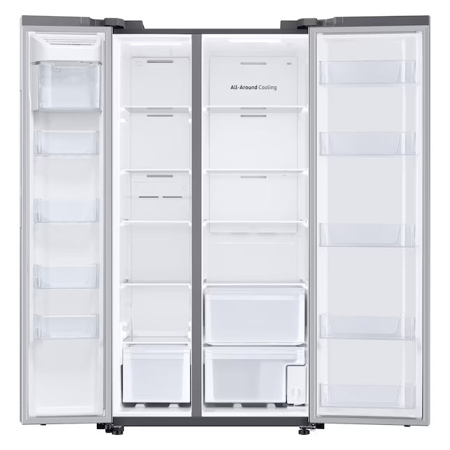 Samsung 28 cu ft Smart Side-by-Side Refrigerator with Ice Maker - Open Box