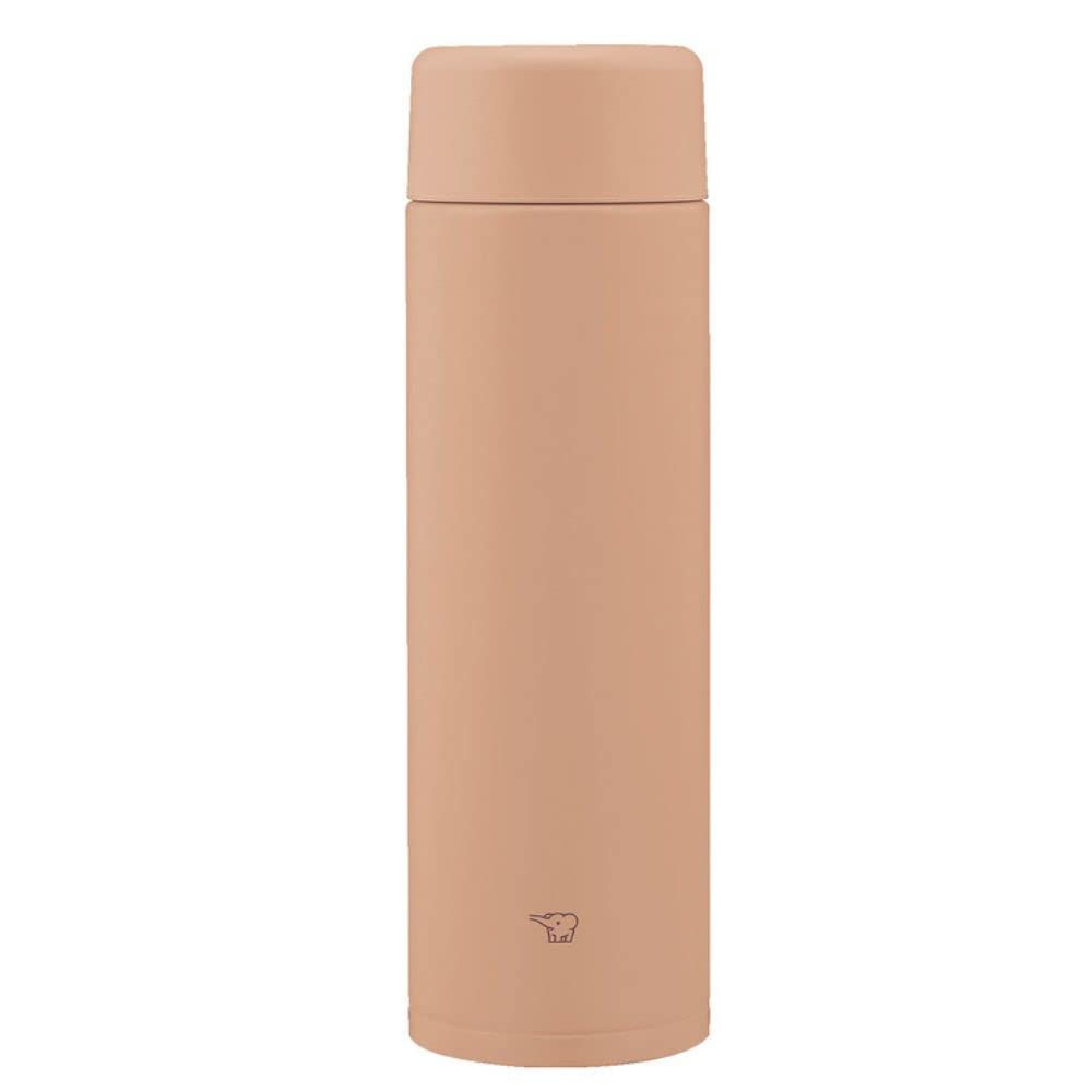 Zojirushi 600ml Stainless Steel Water Bottle, Easy Clean, Pale Taupe