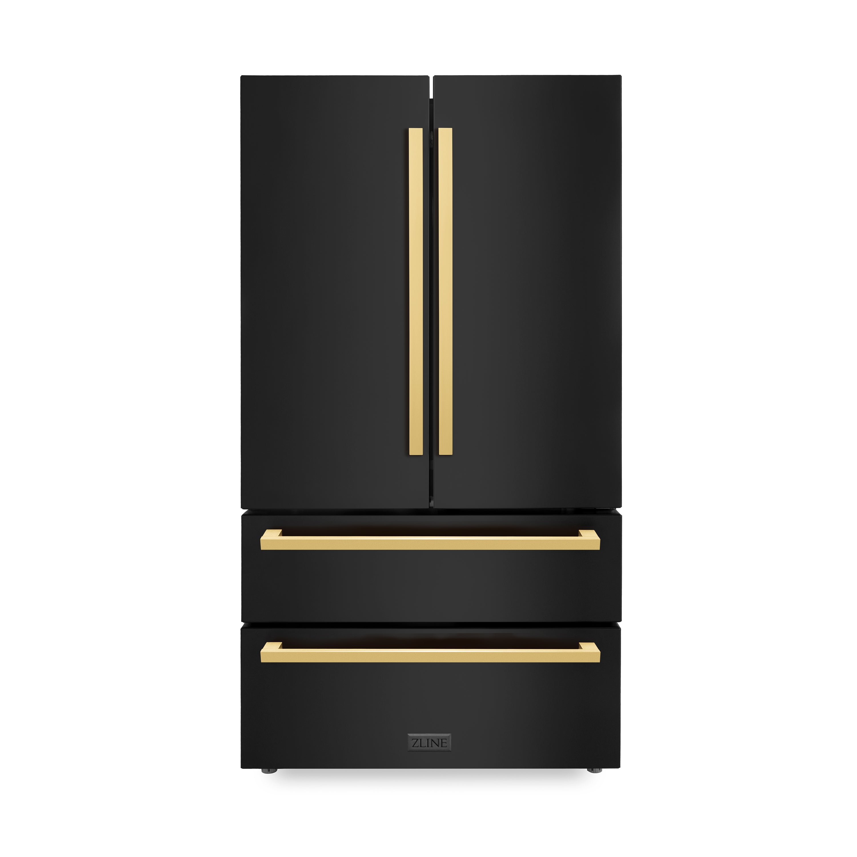 ZLINE 36" Autograph Edition French Door Refrigerator with Ice Maker