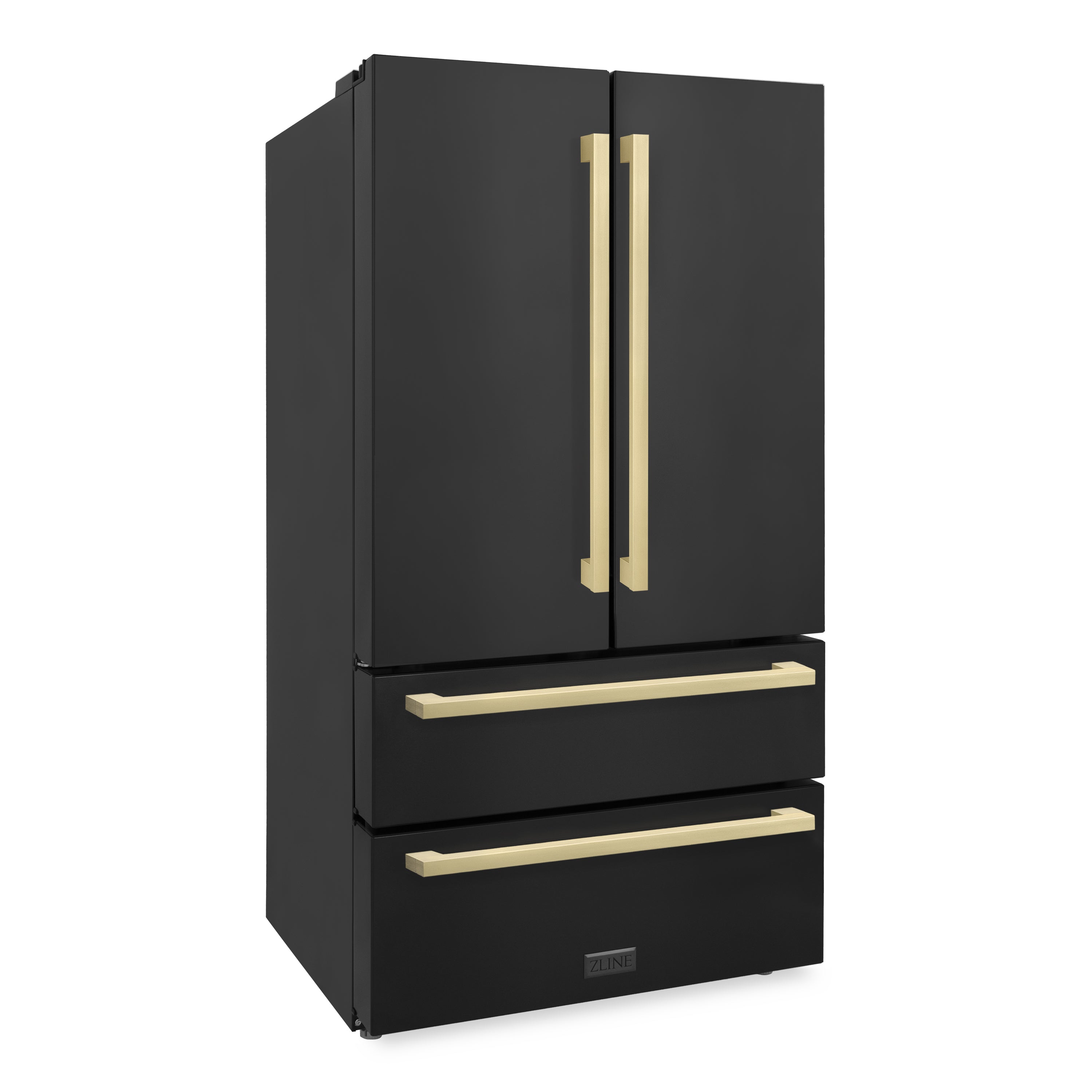 ZLINE 36" 22.5 cu. ft. 4-Door French Door Refrigerator with Ice Maker