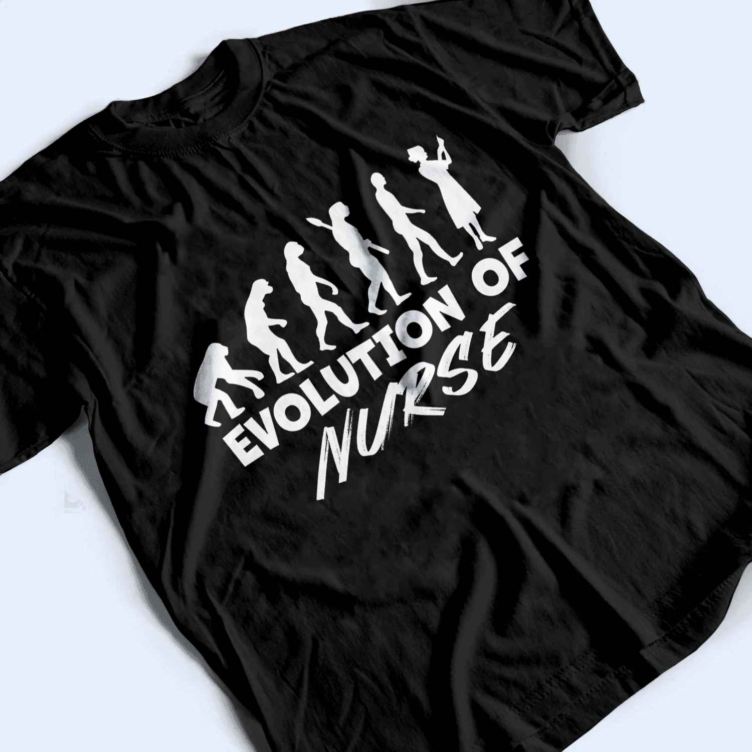Personalized Nurse Evolution T-Shirt - Unique Gift for Healthcare Heroes