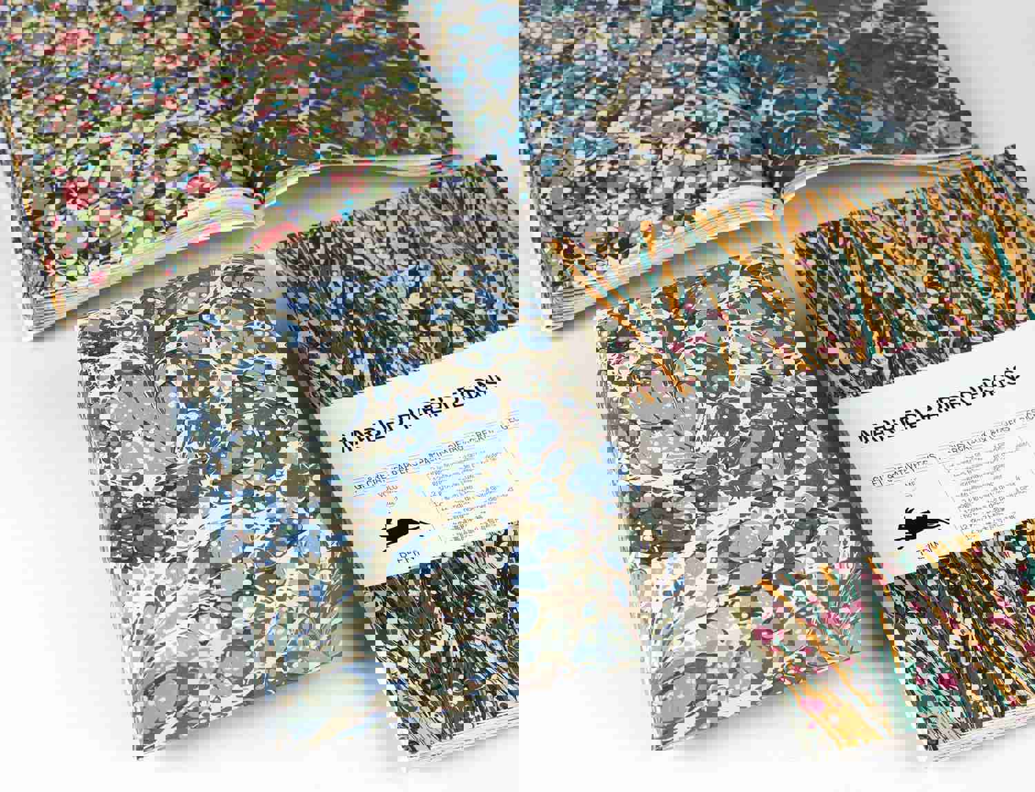 Marbled Paper Designs Gift & Creative Paper Book