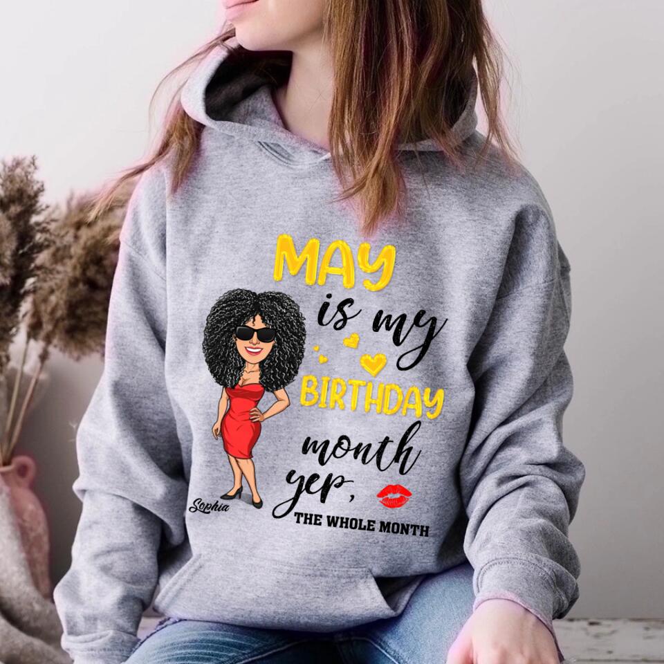Stylish May Birthday Shirt for Queens