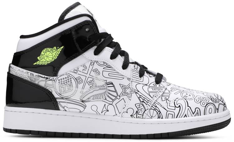 Air Jordan 1 Mid SE 'DIY' Customizable Sneaker