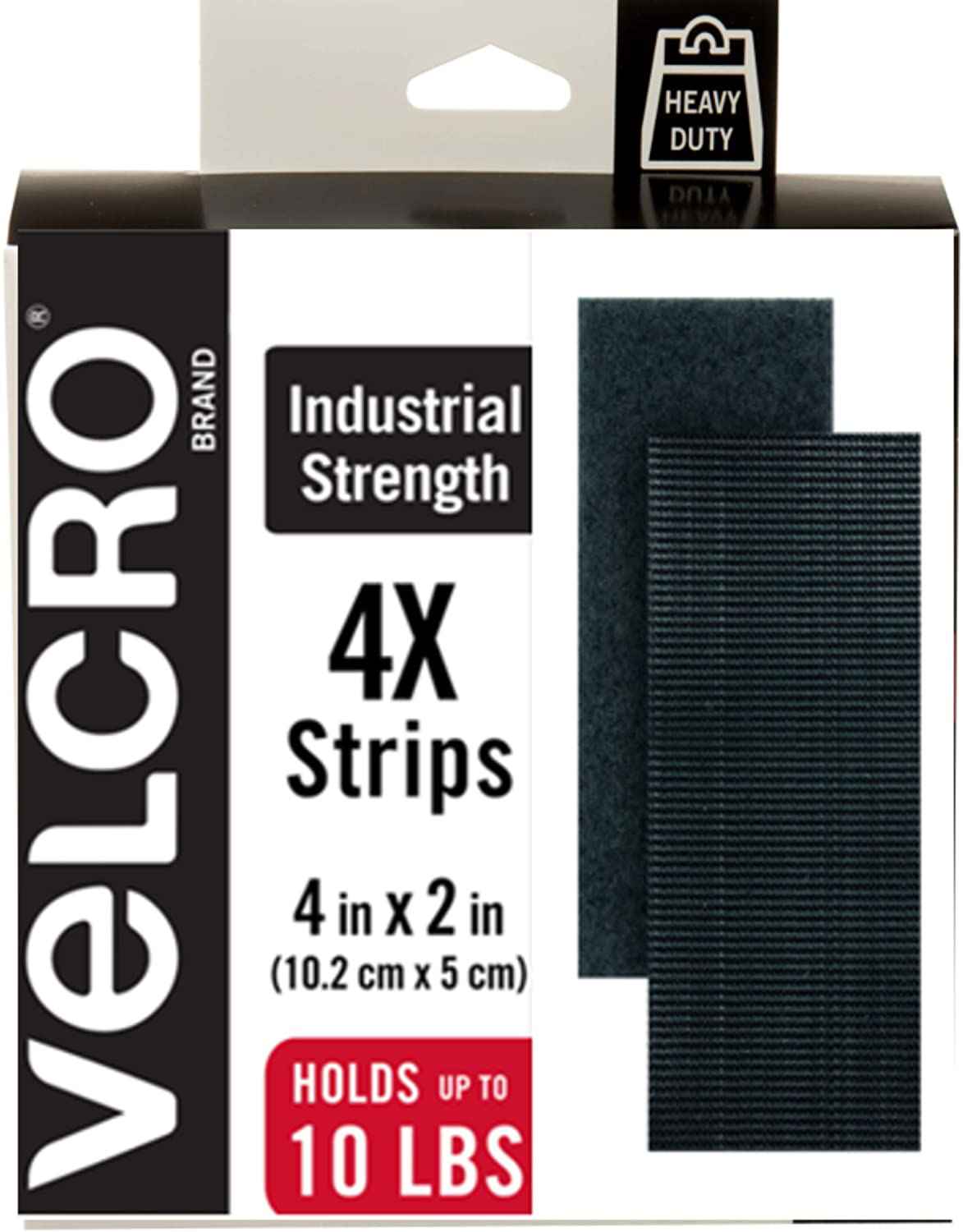Industrial-Grade Velcro Tape - Heavy-Duty, Waterproof, 4ft x 2in White