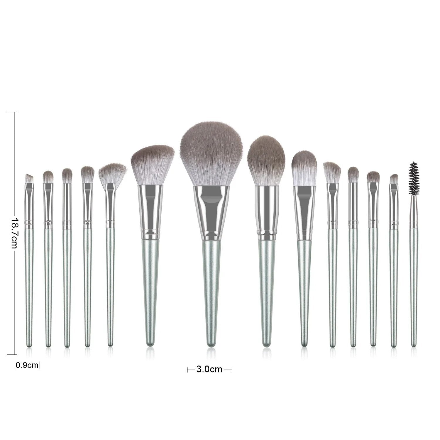 Luxurious Fox Hair Makeup Brush Set - Professional Quality