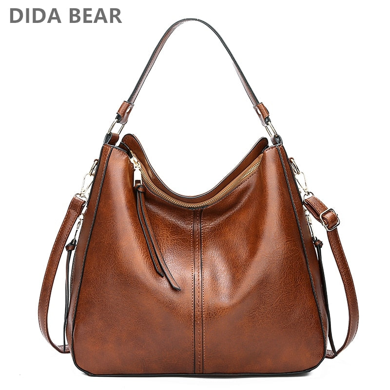 DIDAbear Women's Vintage Hobo Bag, Large Capacity Tote