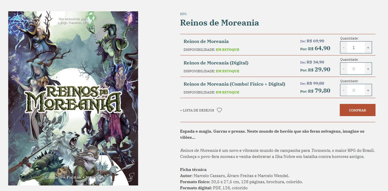 Brazilian RPG and Fantasy Book Bundle - Personal Shopper Service