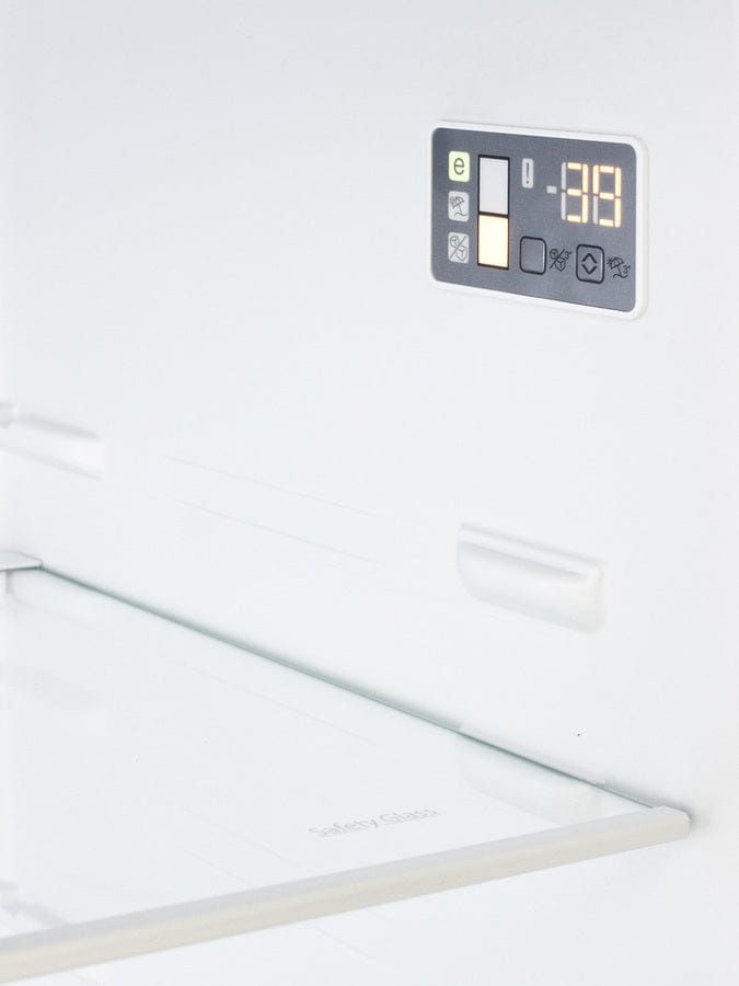 Summit 28" 12.6 cu. ft. Counter Depth Top Freezer Refrigerator with Ice Maker - Stainless Steel