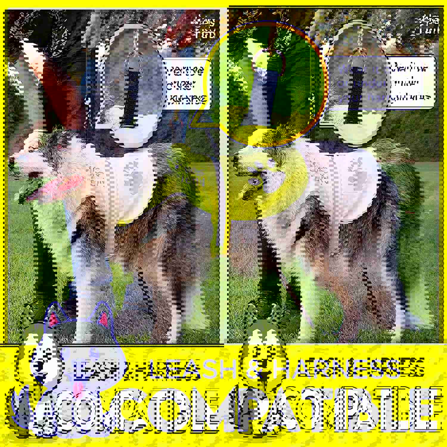 High Visibility Reflective Dog Vest for Enhanced Safety