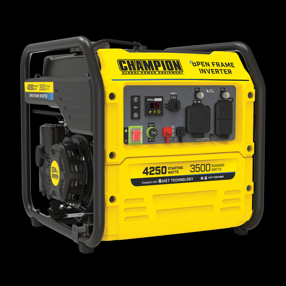 Champion Power Equipment 4250-Watt Open Frame Inverter Generator with Quiet Technology