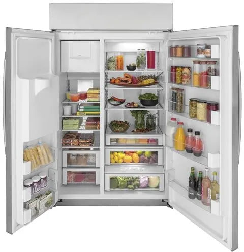GE Profile 48" Smart Side-by-Side Refrigerator with WiFi, Ice Maker, and Sabbath Mode
