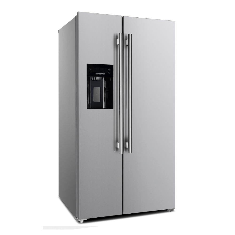 Forno 36" Side by Side Refrigerator with Ice Maker | FFRBI1844-36SB