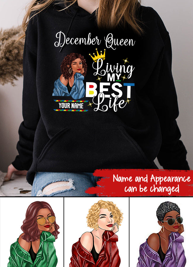 Elegant December Birthday Shirt for Women, Celebrate Queens Born in December