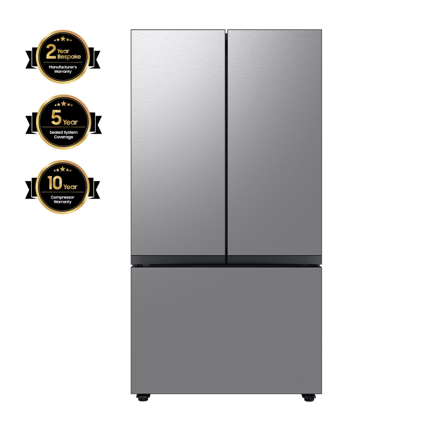 Samsung Bespoke 30.1-cu ft Smart French Door Refrigerator with Dual Ice Maker