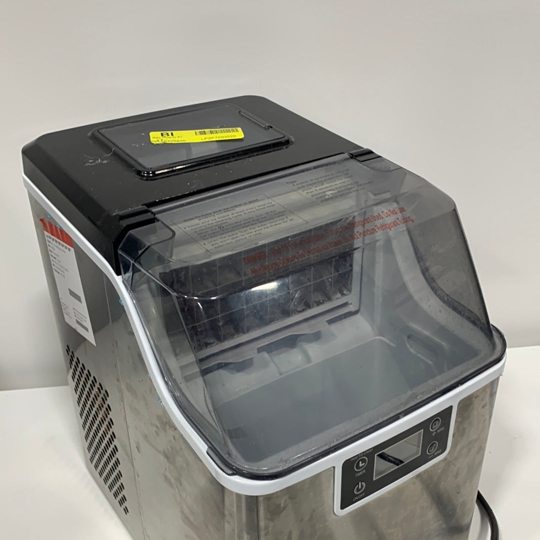 Reconditioned Insignia 44lb Portable Clear Ice Maker, Auto Shut-off