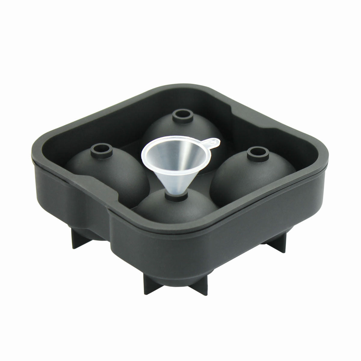 Premium Silicone Ice Ball Maker - Slow Melting Spheres for Whiskey & Cocktails