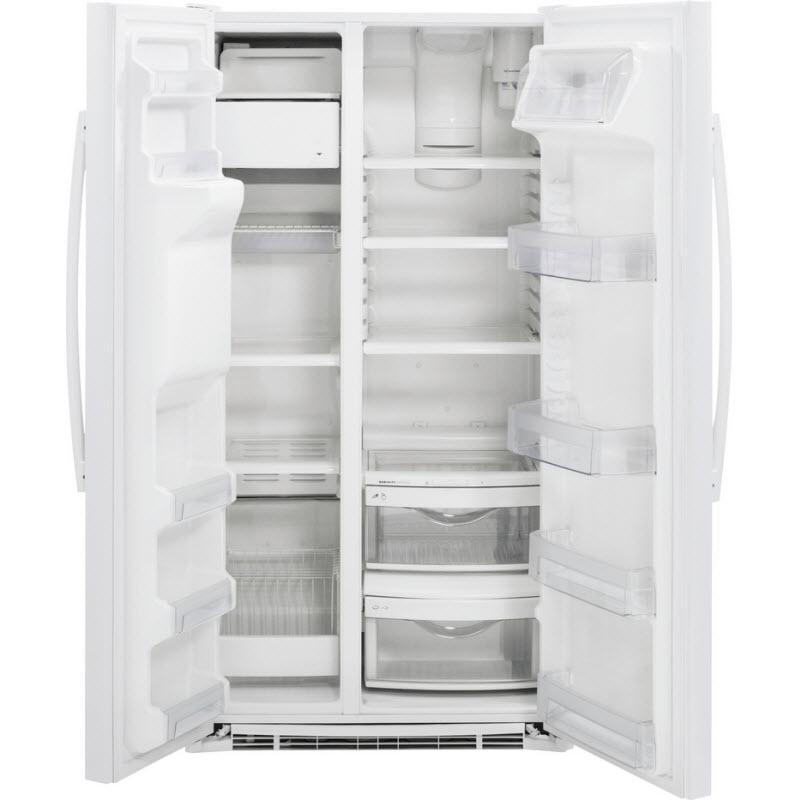 GE 21.9 cu. ft. Counter-Depth Side-by-Side Refrigerator with Ice Maker