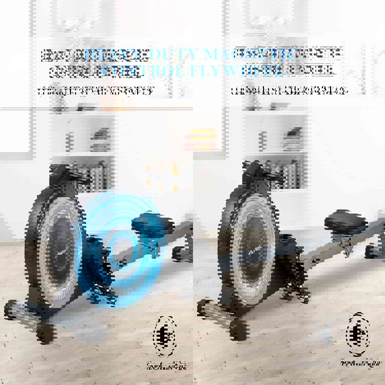 Premium 16-Level Magnetic Rowing Machine for Home Fitness