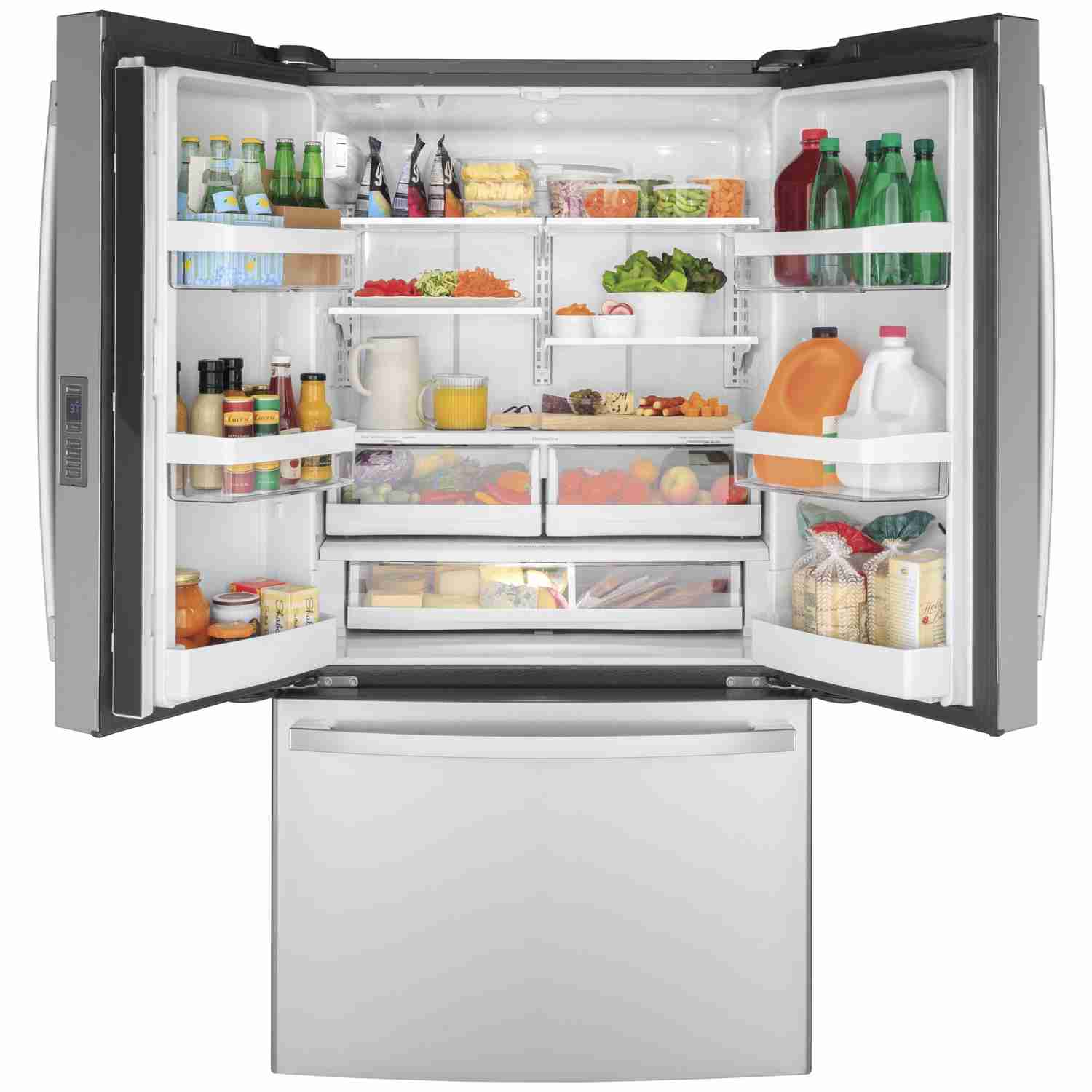 GE 36-inch Counter-Depth French Door Refrigerator with Interior Ice Maker